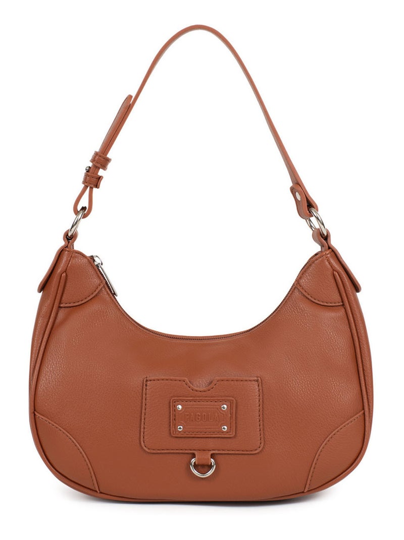 Sac porté épaule 1 anse Cognac - Kiabi