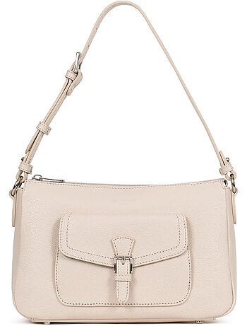 Sac porté épaule 1 anse cuir mirabelle hexagona