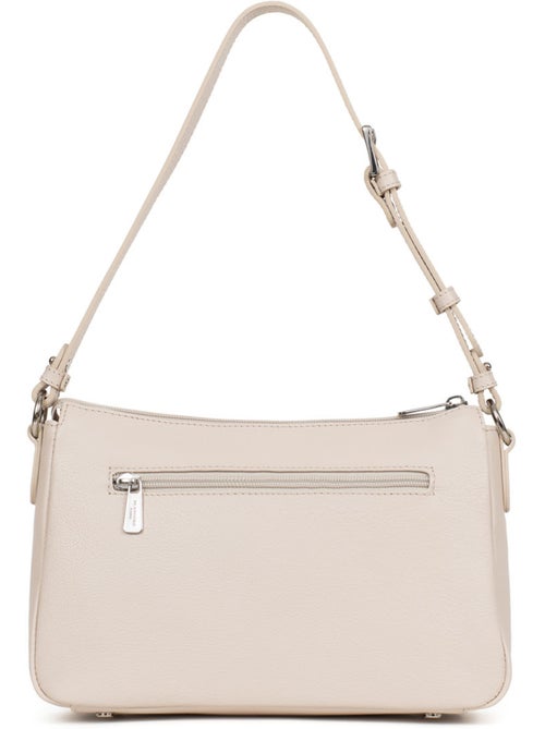Sac porté épaule 1 anse  cuir mirabelle hexagona - Kiabi