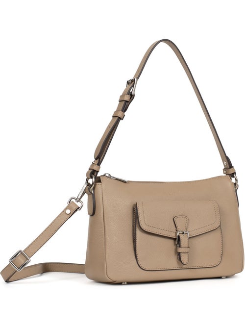 Sac porté épaule 1 anse Cuir MIRABELLE - Kiabi Sac porté épaule 1 anse Cuir MIRABELLE - Kiabi