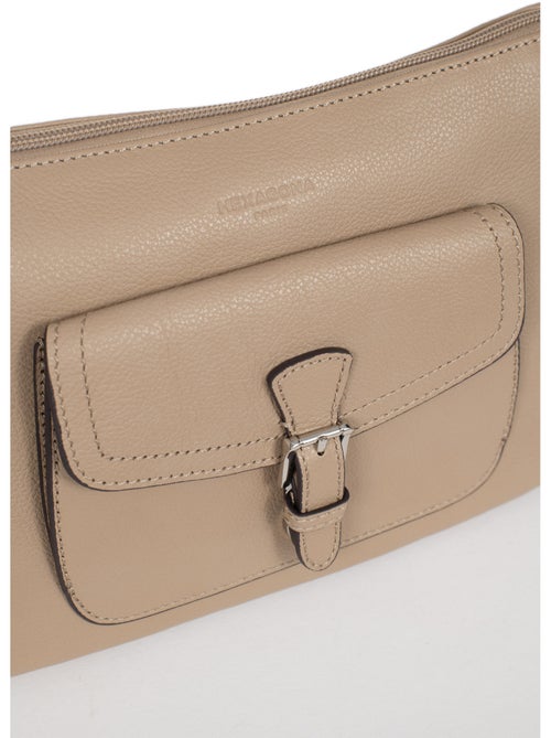 Sac porté épaule 1 anse Cuir MIRABELLE - Kiabi Sac porté épaule 1 anse Cuir MIRABELLE - Kiabi