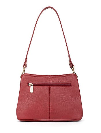 Sac porté épaule 1 anse Cuir PRALINE