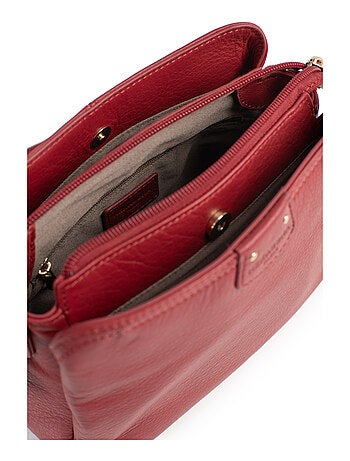 Sac porté épaule 1 anse Cuir PRALINE