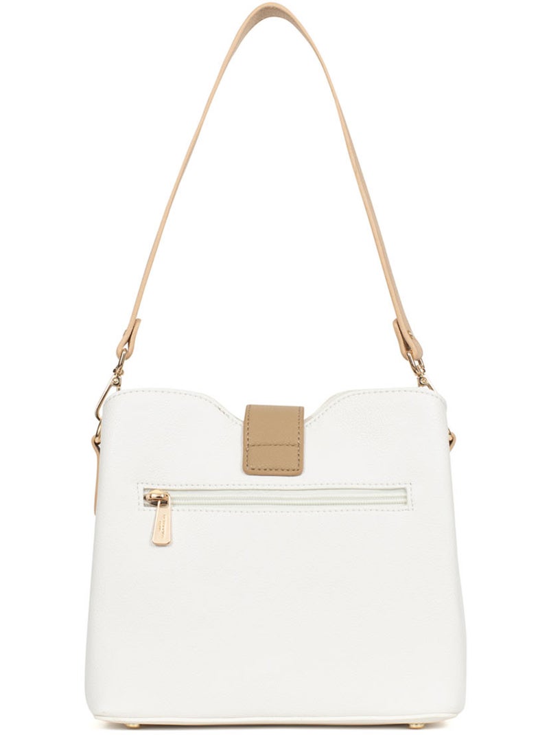 Sac porté épaule 1 anse lys hexagona Blanc Multicolore - Kiabi