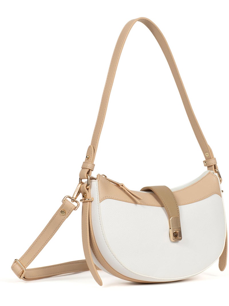 Sac porté épaule 1 anse lys hexagona Blanc Multicolore - Kiabi