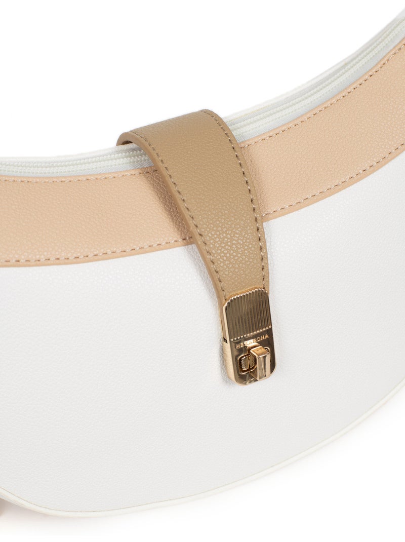Sac porté épaule 1 anse lys hexagona Blanc Multicolore - Kiabi