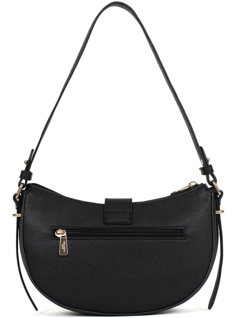 Sac porté épaule 1 anse lys hexagona Noir - Kiabi