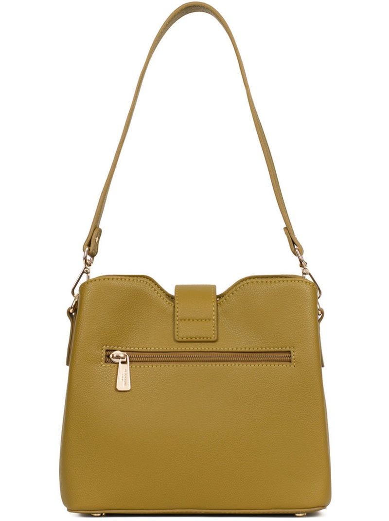 Sac porté épaule 1 anse lys hexagona Vert anis - Kiabi