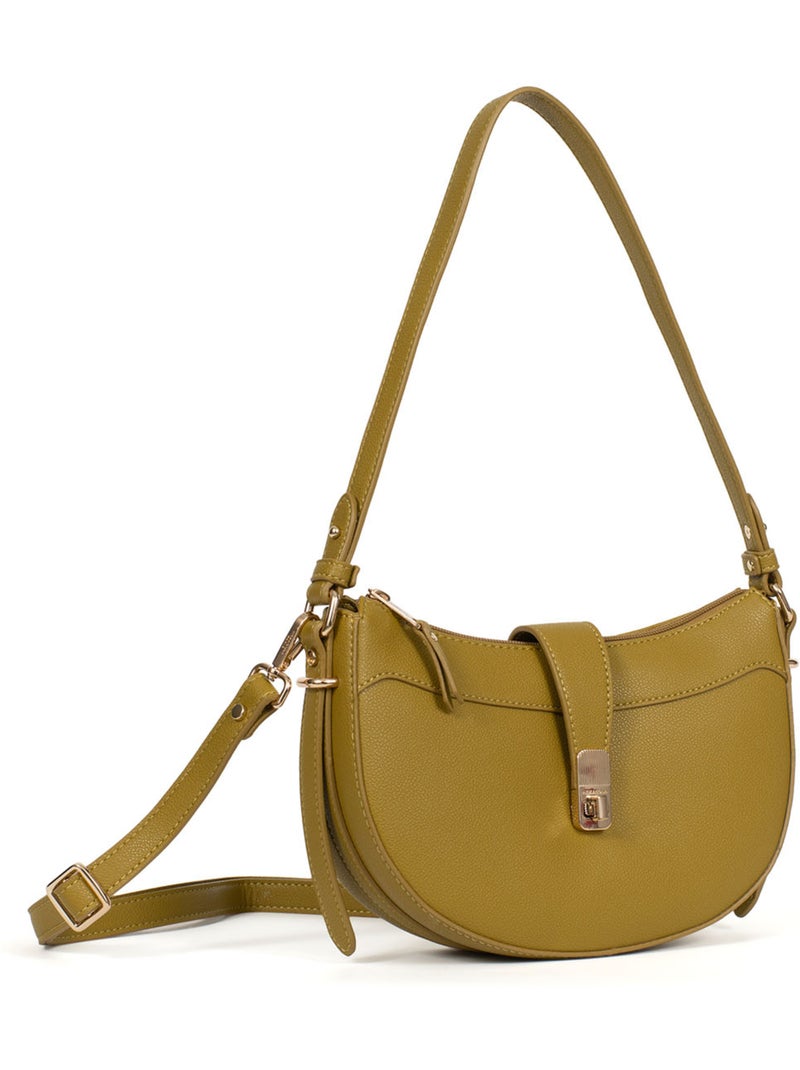 Sac porté épaule 1 anse lys hexagona Vert anis - Kiabi