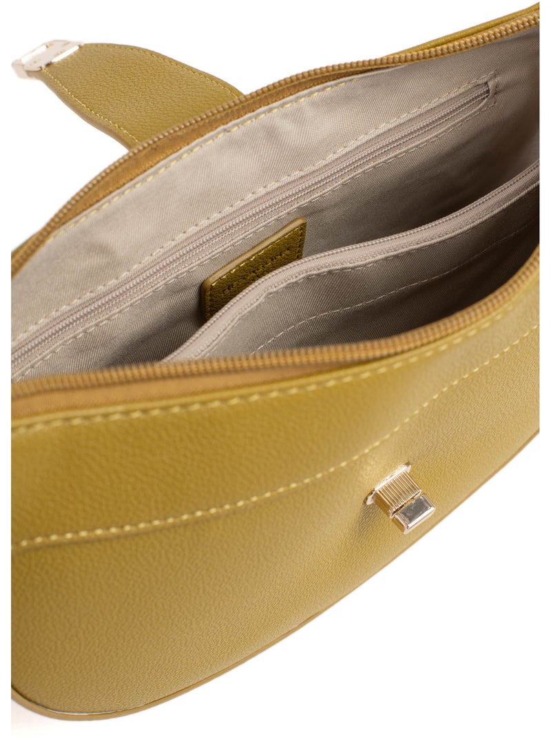 Sac porté épaule 1 anse lys hexagona Vert anis - Kiabi