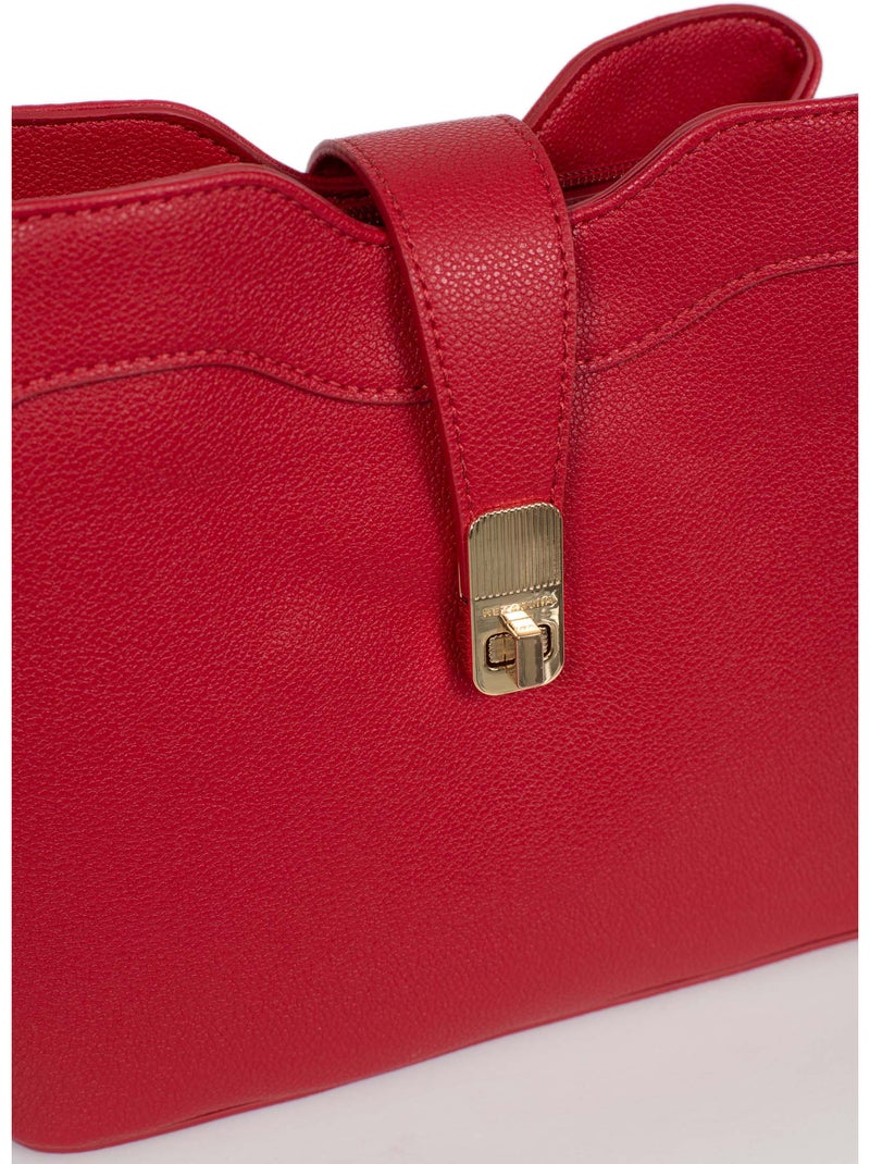 Sac porté épaule 1 anse LYS Rouge - Kiabi