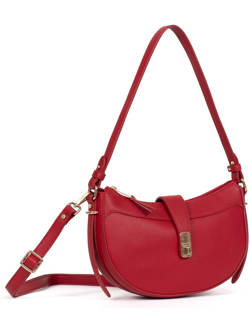 Sac porté épaule 1 anse LYS Rouge - Kiabi