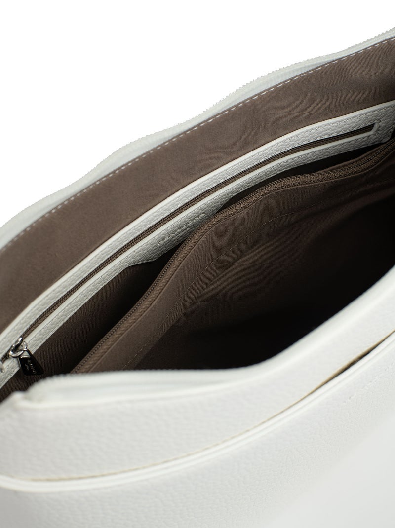 Sac porté épaule 1 anse MADRID Blanc - Kiabi