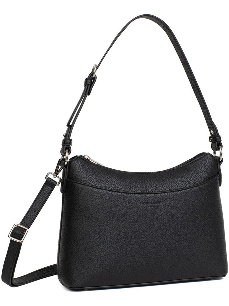 Sac porté épaule 1 anse madrid Noir - Kiabi