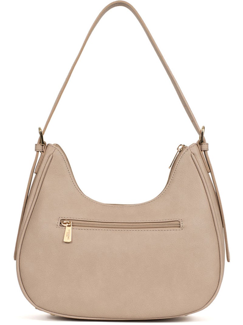 Sac porté épaule 1 anse moly hexagona Taupe - Kiabi