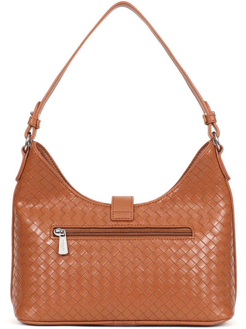 Sac porté épaule 1 anse nila hexagona Marron caramel - Kiabi