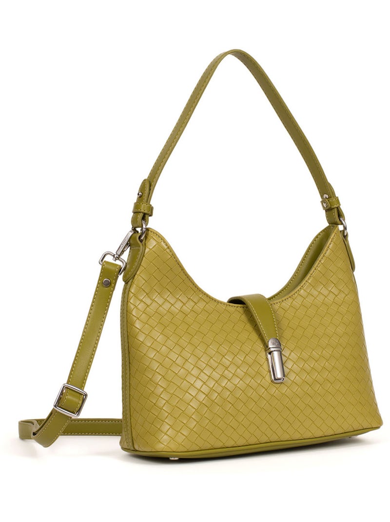 Sac porté épaule 1 anse nila hexagona Vert clair - Kiabi