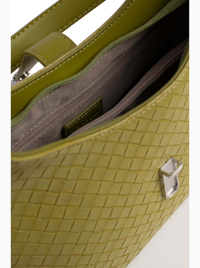 Sac porté épaule 1 anse nila hexagona Vert clair - Kiabi