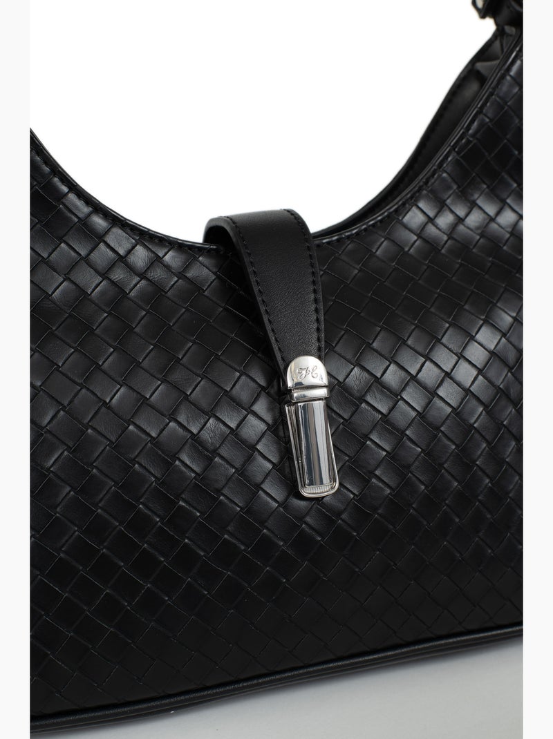 Sac porté épaule 1 anse NILA Noir - Kiabi