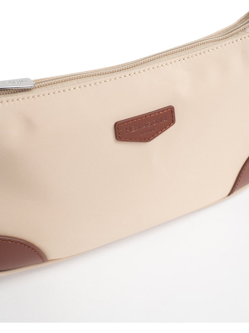 Sac porté épaule 1 anse pop hexagona Beige sable - Kiabi