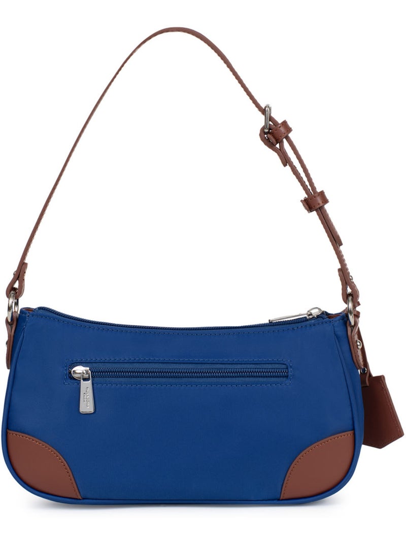 Sac porté épaule 1 anse pop hexagona Bleu azur - Kiabi