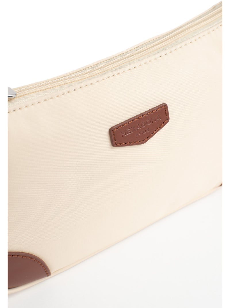 Sac porté épaule 1 anse pop hexagona Crème - Kiabi
