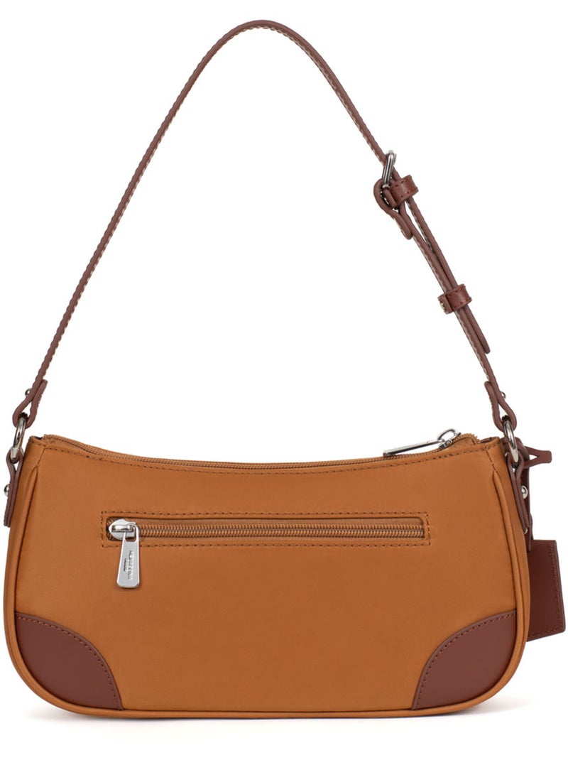 Sac porté épaule 1 anse pop hexagona Marron caramel - Kiabi