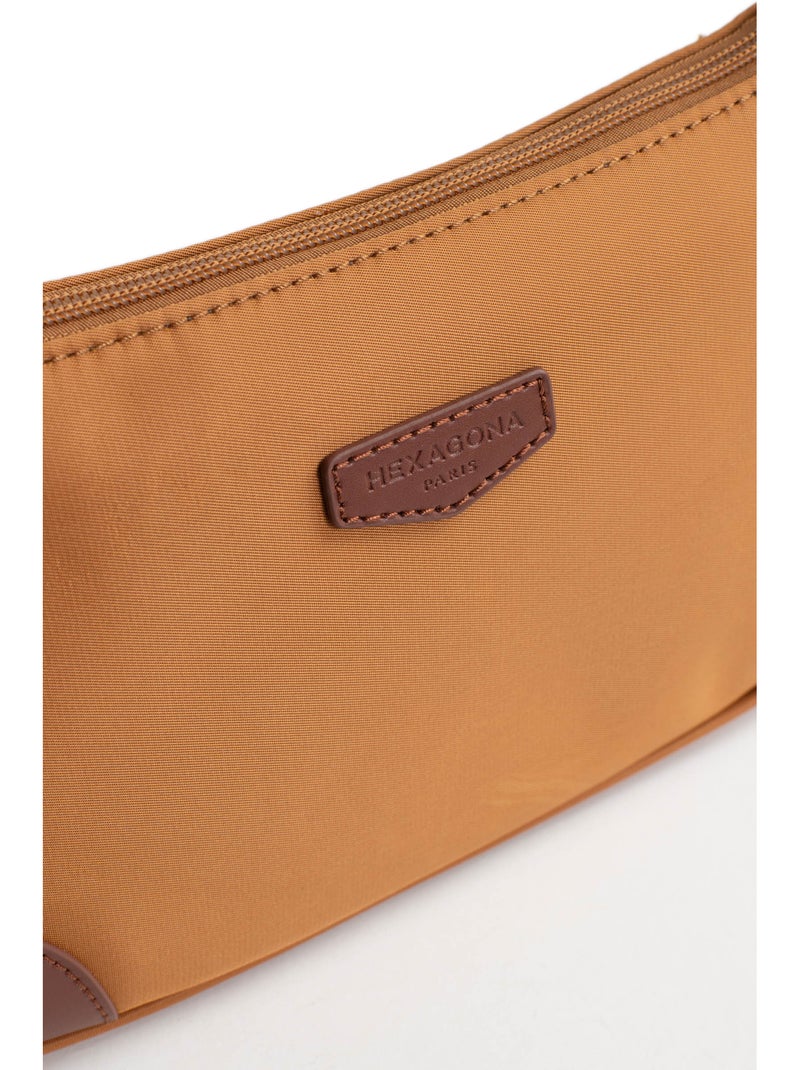 Sac porté épaule 1 anse pop hexagona Marron caramel - Kiabi