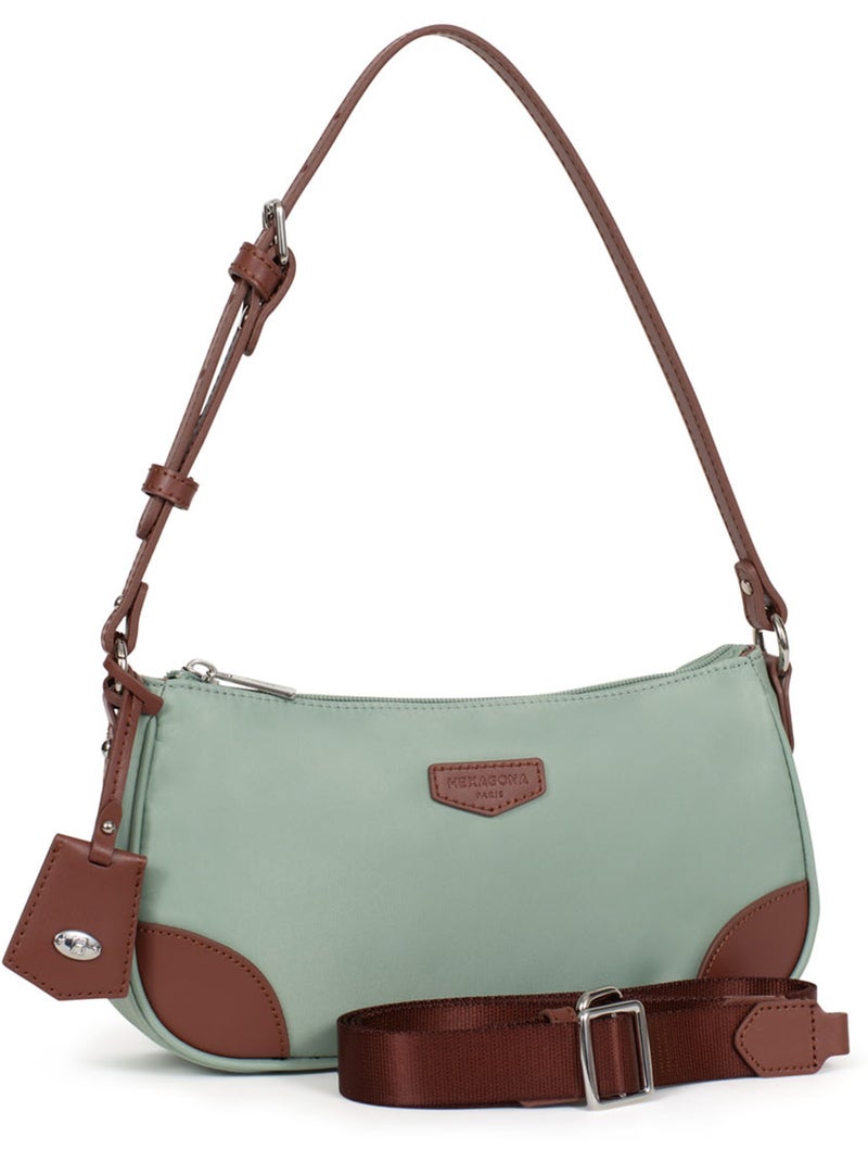 Sac porté épaule 1 anse pop hexagona Vert clair - Kiabi
