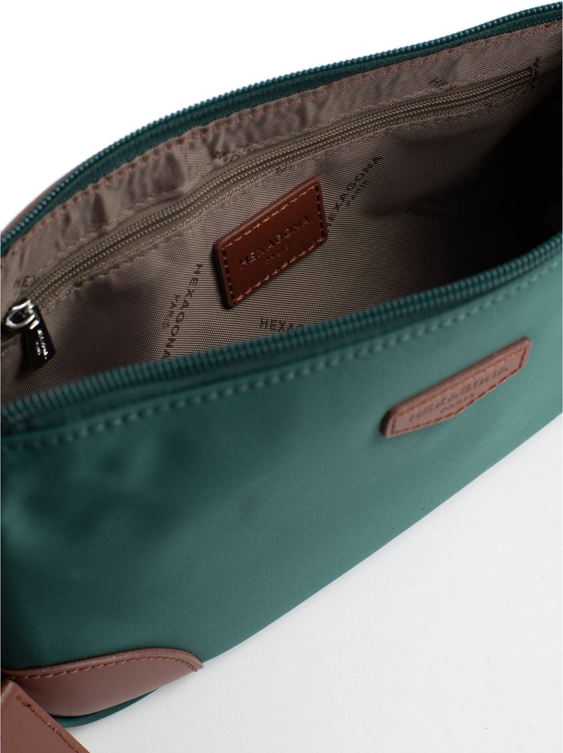 Sac porté épaule 1 anse pop hexagona Vert émeraude - Kiabi