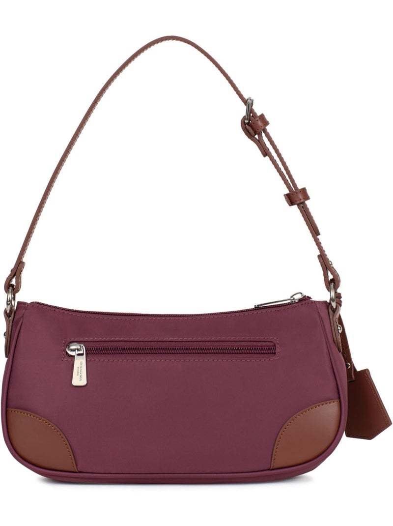 Sac porté épaule 1 anse pop hexagona Violet prune - Kiabi