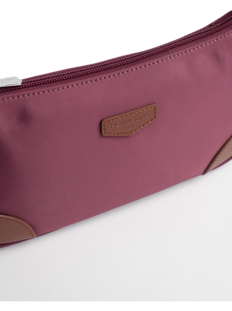 Sac porté épaule 1 anse pop hexagona Violet prune - Kiabi