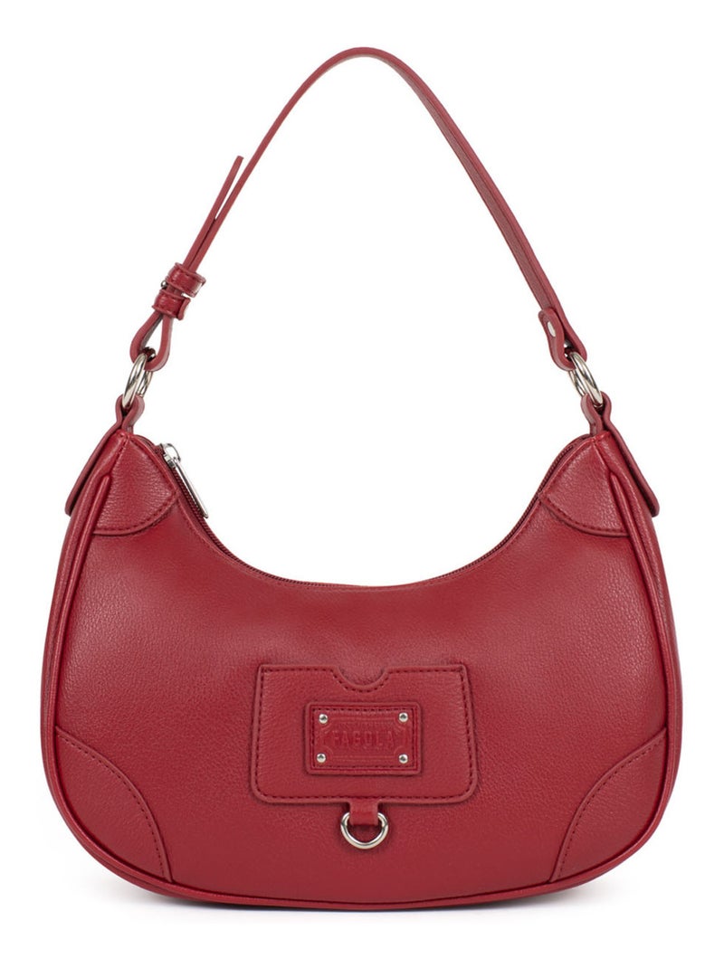 Sac porté épaule 1 anse Rouge carmin - Kiabi