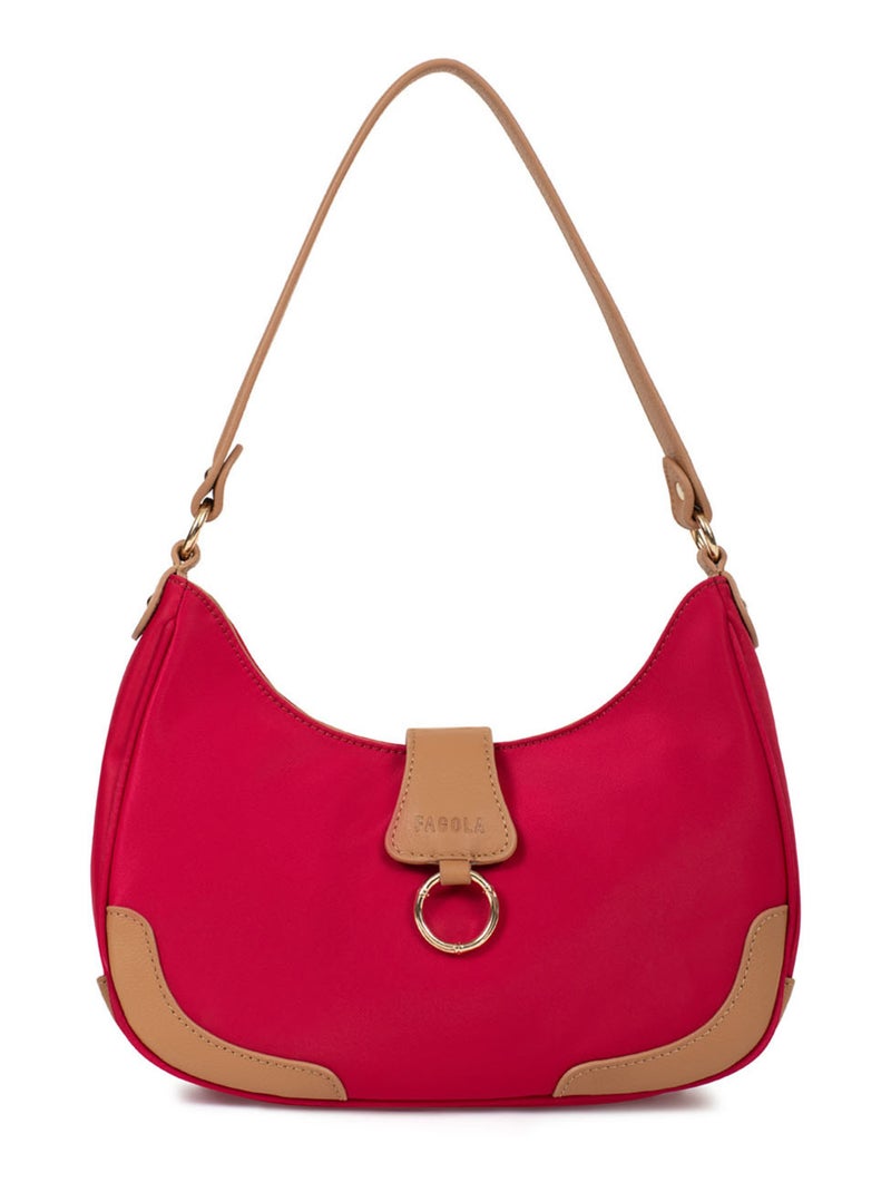 Sac porté épaule 1 anse Rouge - Kiabi