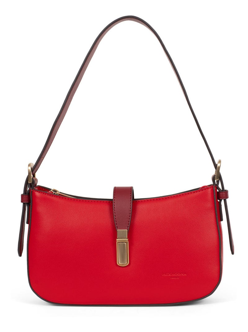 Sac porté épaule 1 anse SOLANGE Rouge carmin - Kiabi