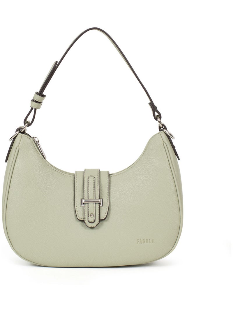 Sac porté épaule 1 anse Stella Femme Bleu aqua - Kiabi