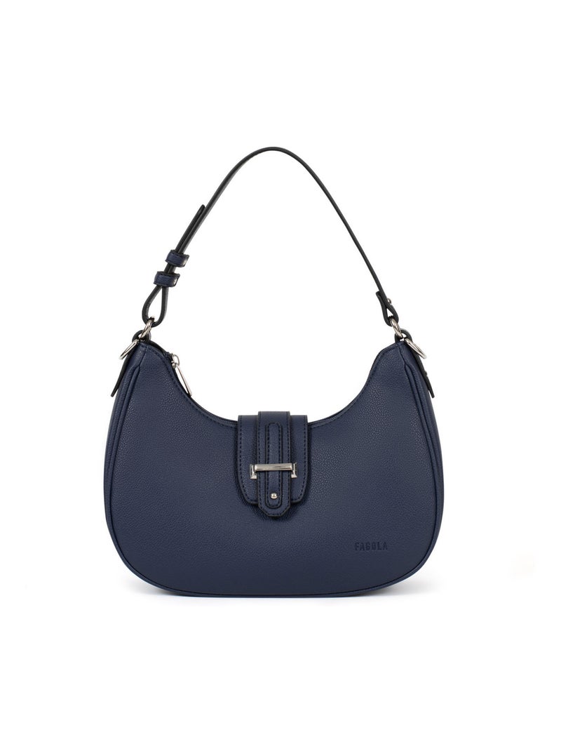 Sac porté épaule 1 anse Stella Femme Bleu marine - Kiabi