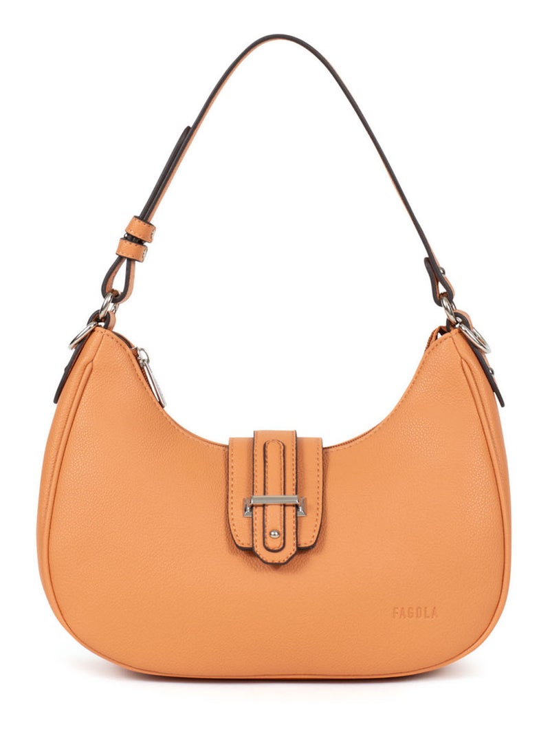Sac porté épaule 1 anse Stella Femme Saumon - Kiabi