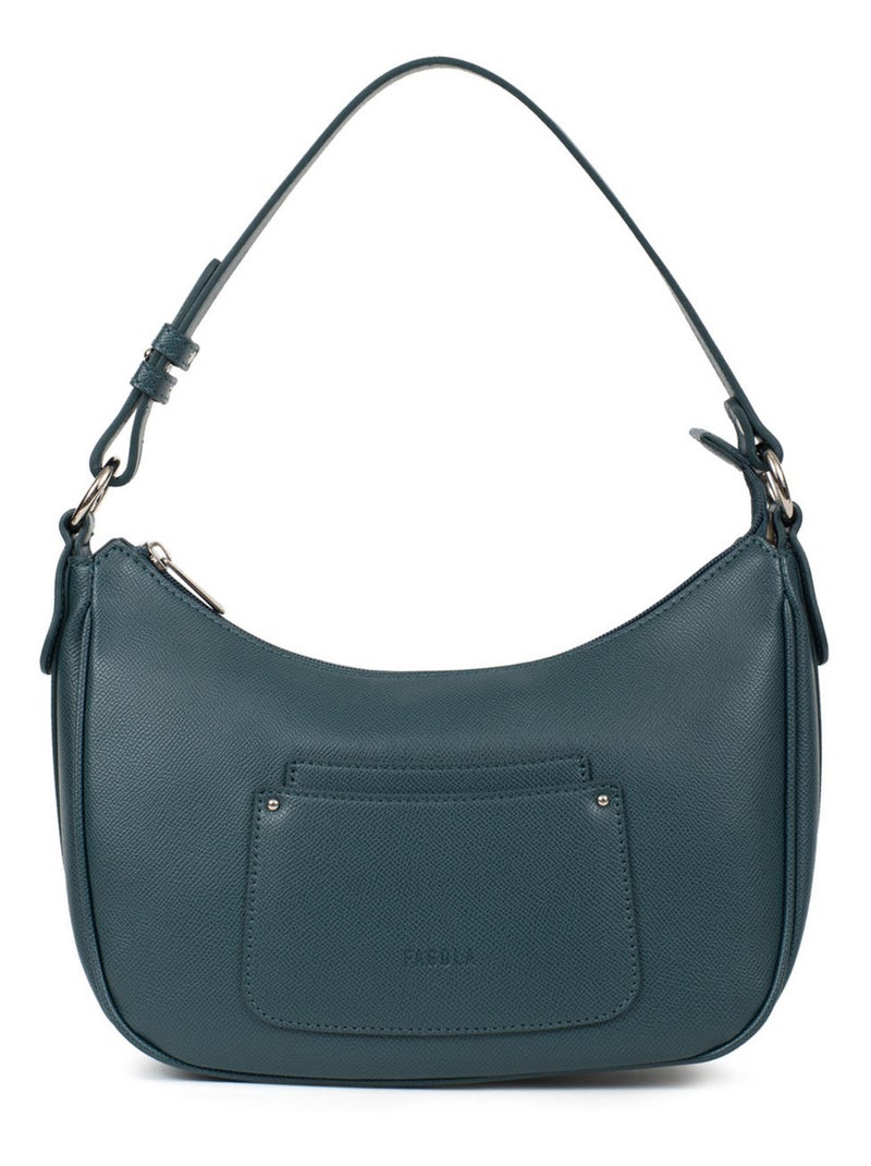 Sac porté épaule 1 anse Tessa Femme Bleu pétrole - Kiabi