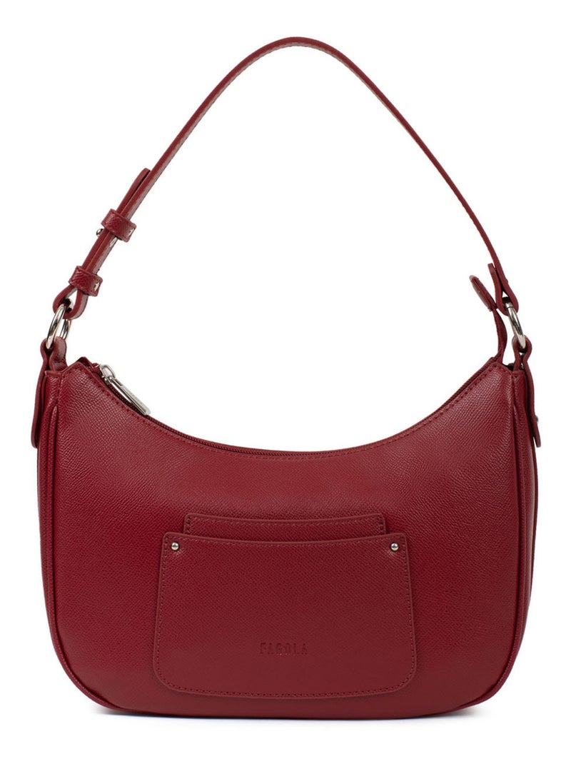 Sac porté épaule 1 anse Tessa Femme Rouge carmin - Kiabi