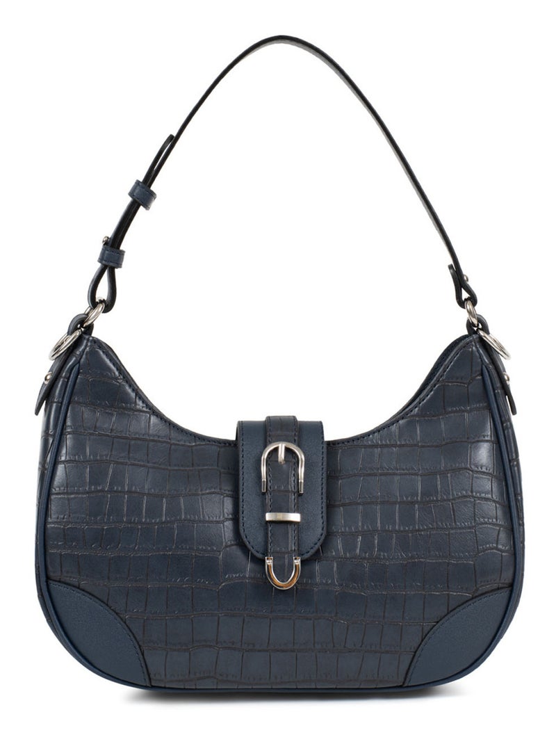 Sac porté épaule 1 anse Véra Femme Bleu marine - Kiabi