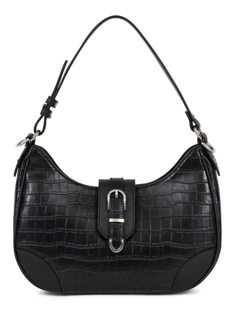 Sac porté épaule 1 anse Véra Femme Noir - Kiabi