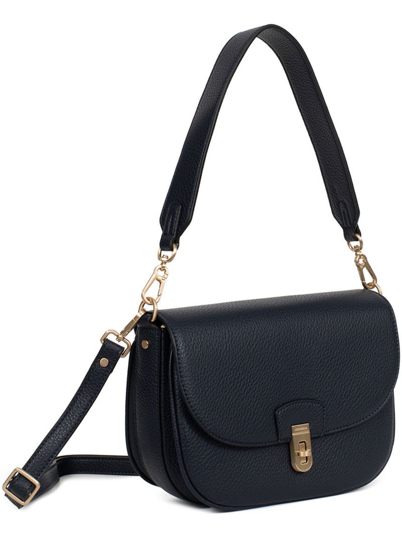 Sac porté épaule 1 anse ZORA Bleu nuit - Kiabi