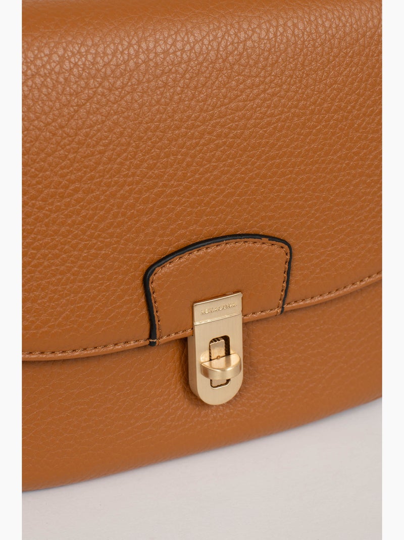 Sac porté épaule 1 anse zora hexagona Marron caramel - Kiabi