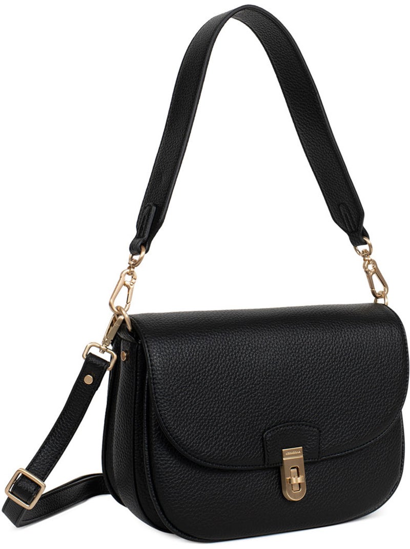 Sac porté épaule 1 anse ZORA Noir - Kiabi