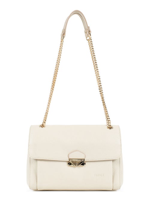 Sac porté épaule 2 anses - Cuir - Kiabi