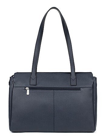 Sac porté épaule 2 anses 13" & a4 cuir confort business hexagona