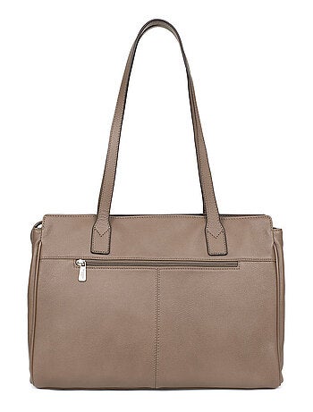 Sac porté épaule 2 anses 13" & a4 cuir confort business hexagona
