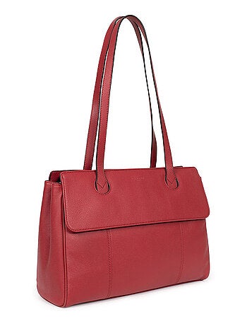 Sac porté épaule 2 anses 13" & a4 cuir confort business hexagona