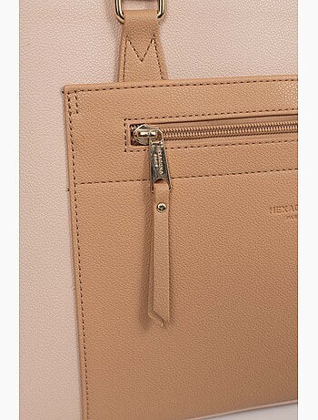 Sac porté épaule 2 anses 13" & a4 lys hexagona